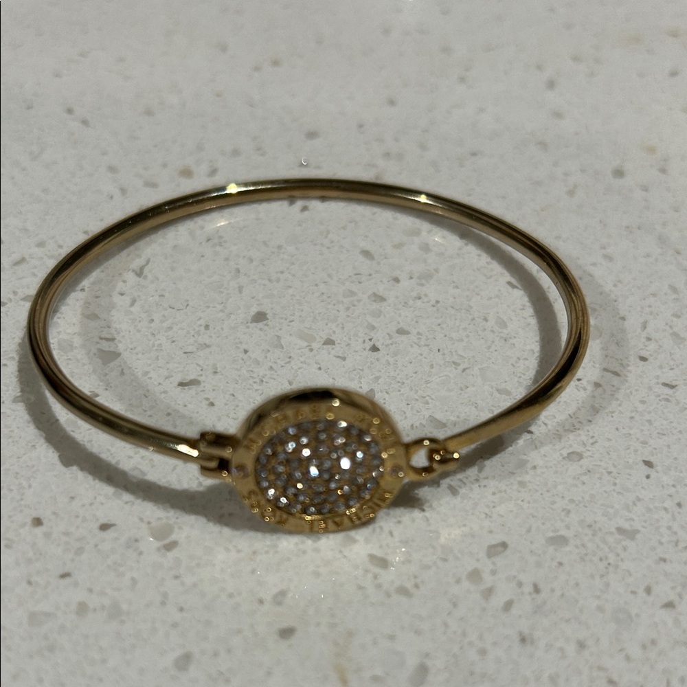 Michael Kors Gold Bracelet with Silver Detail